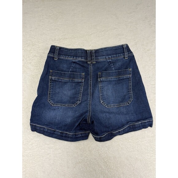 Democracy “Ab” Solution Denim Jean Shorts Casual Stretch Cargo Women’s Sz 2 - Picture 3 of 8